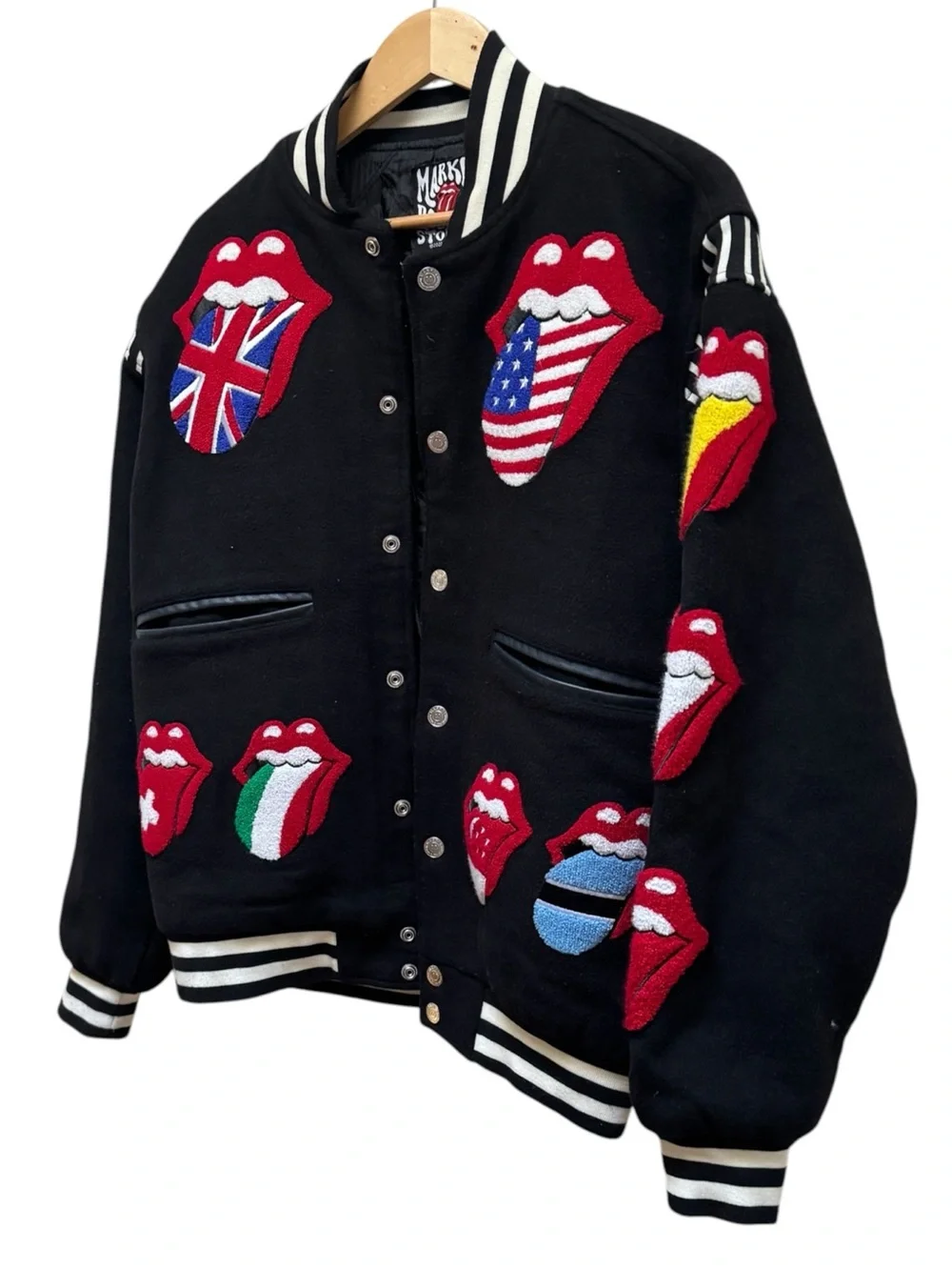 Rolling Stones x Market “Gimme Shelter” Varsity Jacket